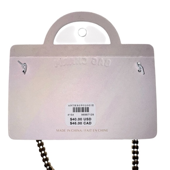 Anthropologie Crystal Fringe Bag Charm - Picture 4 of 4